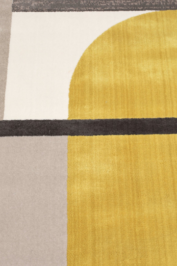 Hilton Carpet 200x290 Grey/Yellow 1