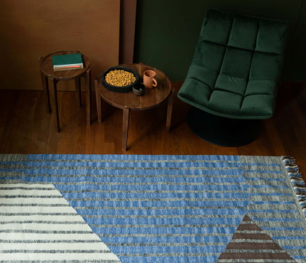 Hampton Carpet 160x230 Blue 2