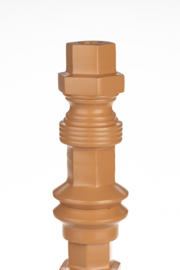 Totem Candle Holder M Smooth Terra 1
