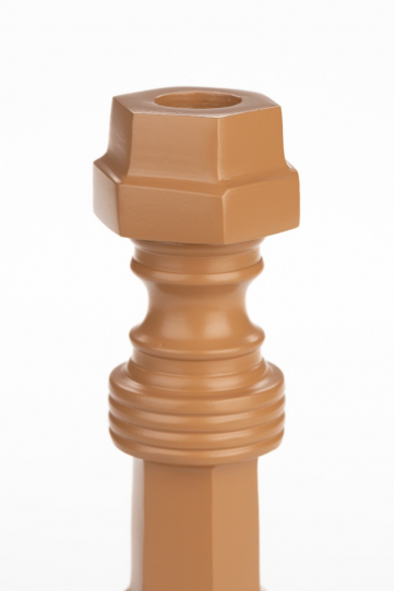 Totem Candle Holder S Smooth Terra 1