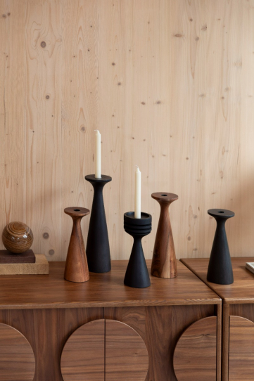 Candle holder Hoover black 7