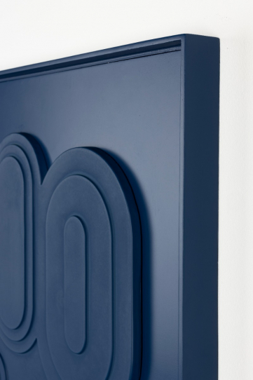 August Wall Art Navy Blue 1