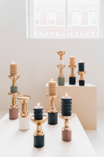Glam Kandelaar Zwart M 1