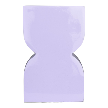 Cones Vase L Shiny Lilac 1