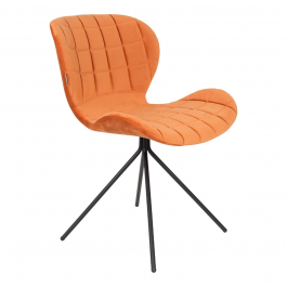 OMG Chair Velvet Orange
