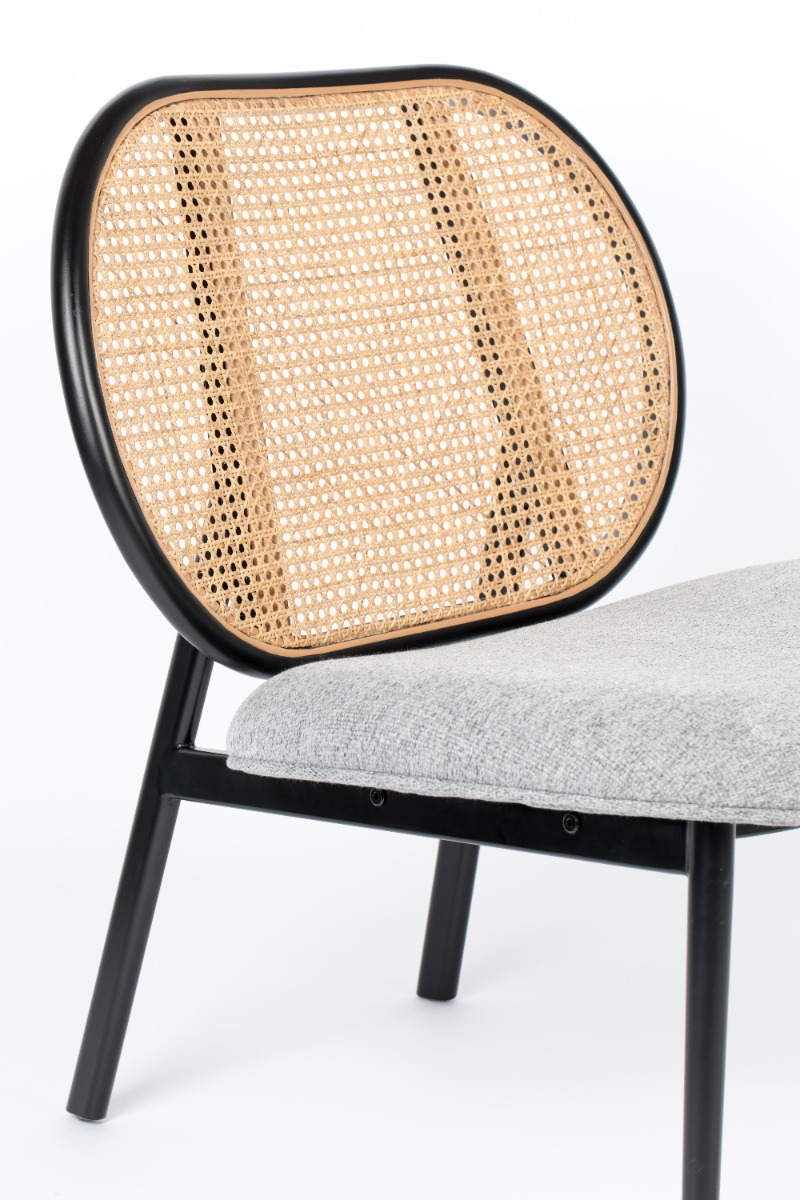 Edge of chair back and weave