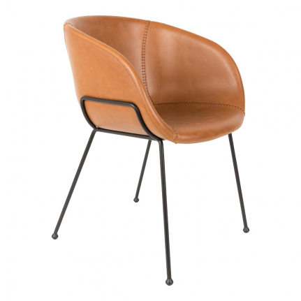 Feston Armchair Brown 1