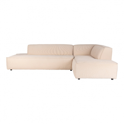Fet Freddy Rib Sofa Right Natural 1