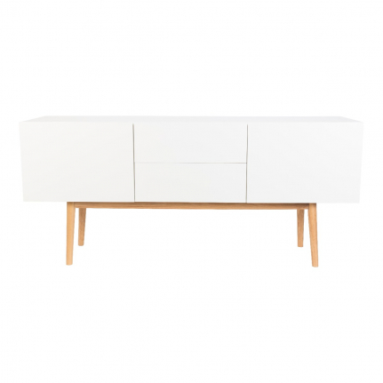 High on wood Dressoir 2 drawers and 2 doors 1