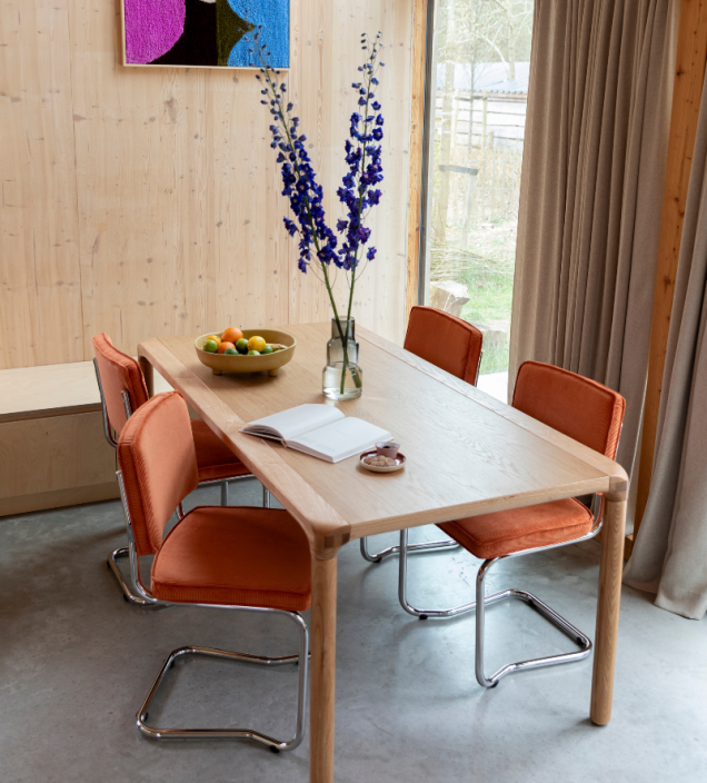 Shop the look zuiver ridge rib eetkamerstoel