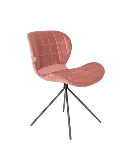 OMG velvet chair Front Side