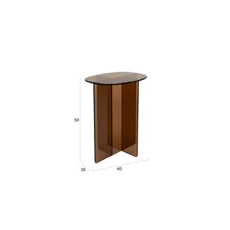Linea Side Table Brown | Zuiver