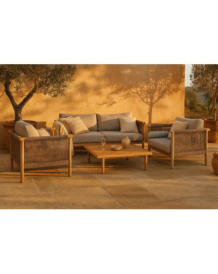 Oasis outdoor lounge chair set of 2 Front