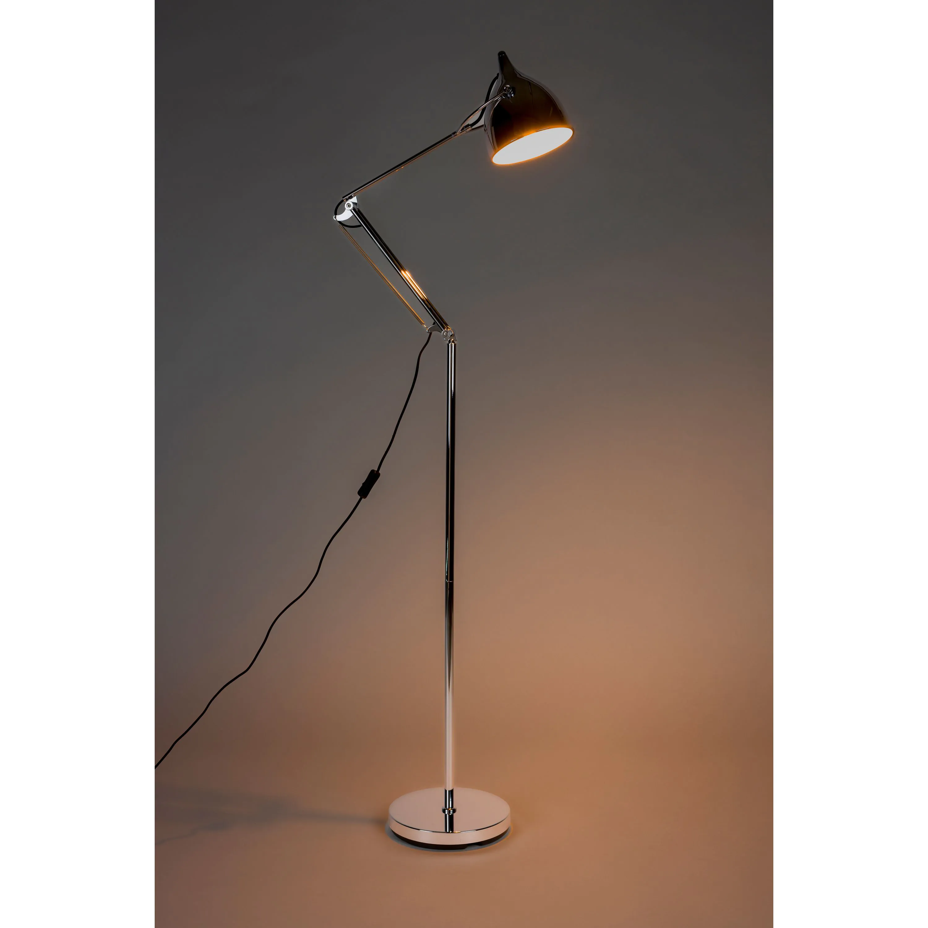 Reader Floor Lamp Chrome | Zuiver