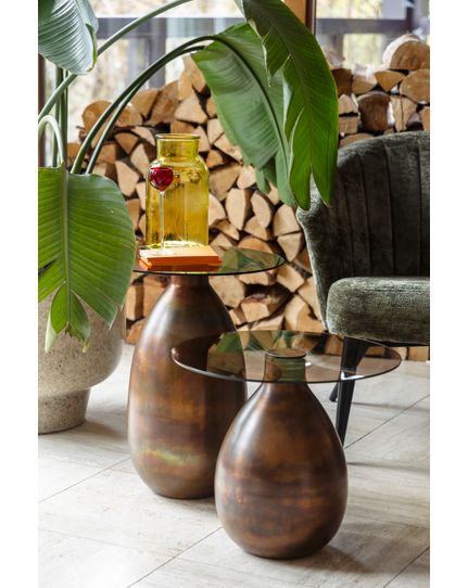 Selene side table set of 2 Front