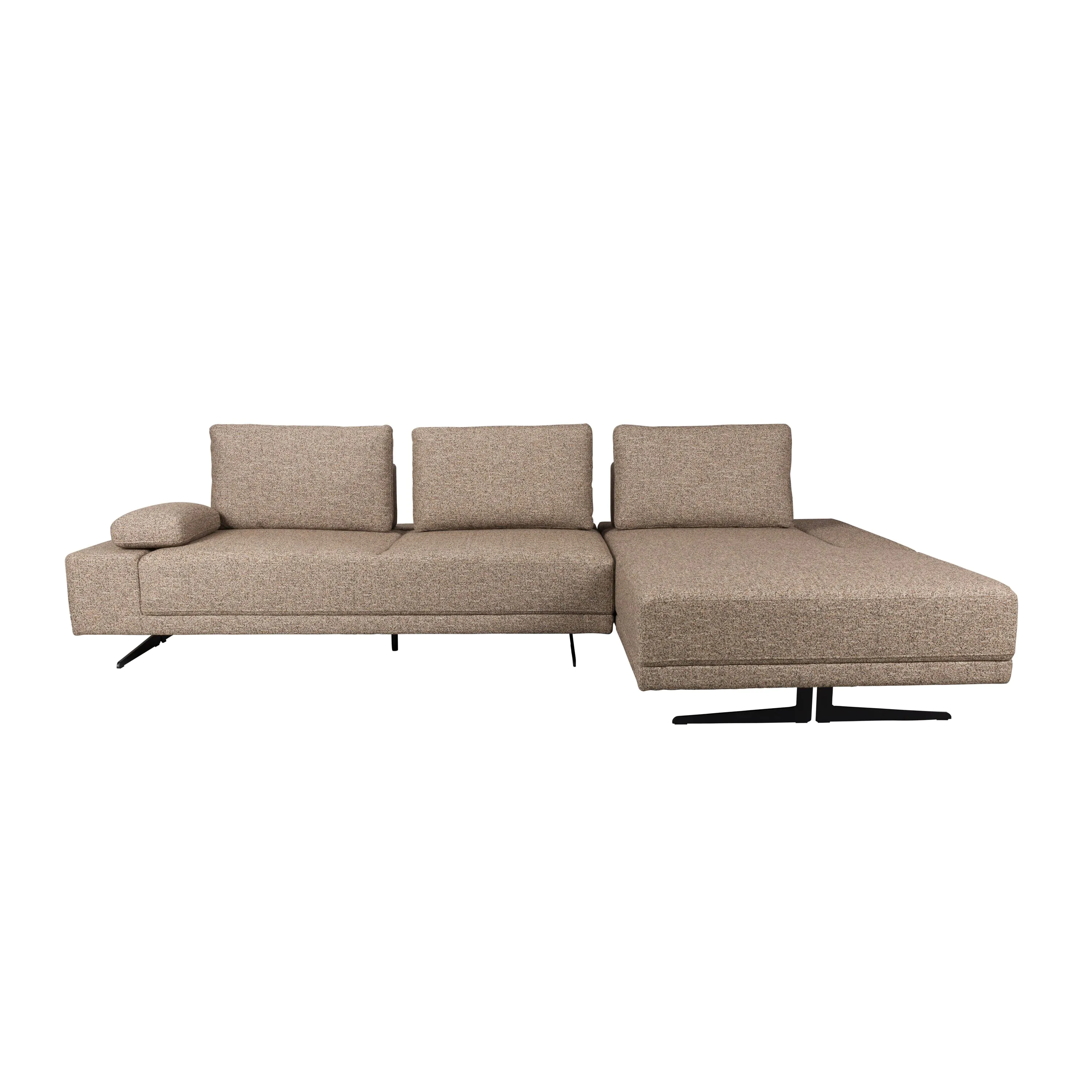 チャーリー　　セミダブルベージュ Shelly Bank Cinnamon Rechts Chaise Longue | Zuiver
