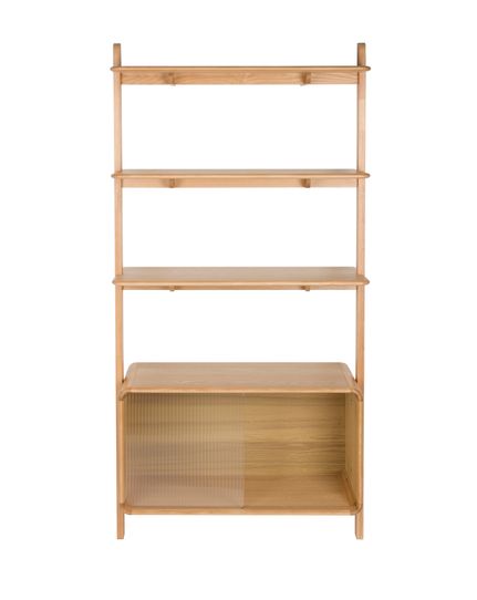 Rise shelf Front