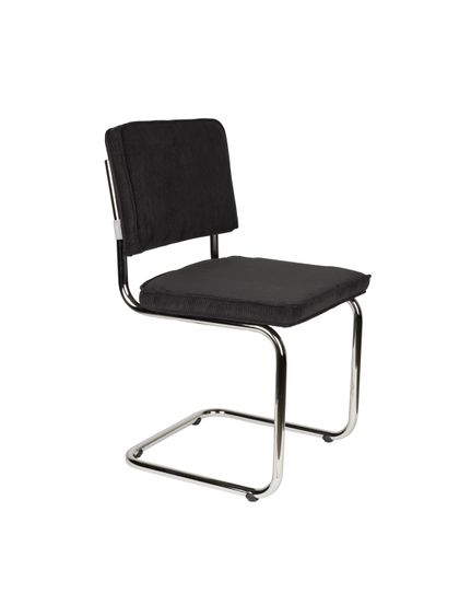 Ridge Rib Chair chromed Front Side