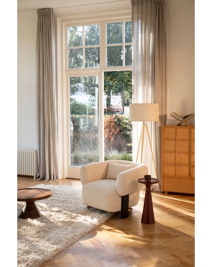 Floss side table Marsala Front