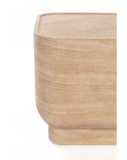 Noble side table square Front