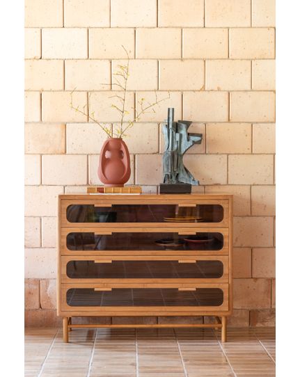 Caroun wide drawer Front