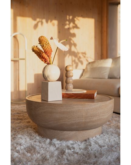 Noble coffee table round Front