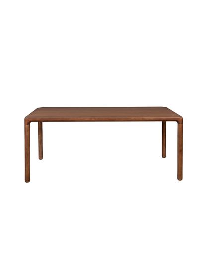 Storm dining table walnut Front Side