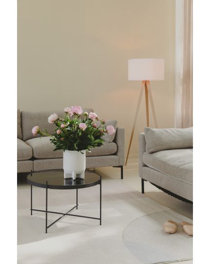 Tripod Wood floor lamp Front Side