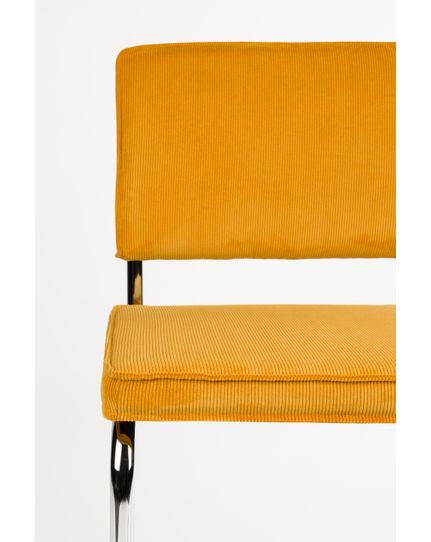 Ridge Rib Chair chromed Front Side