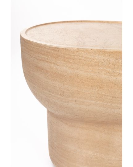 Noble side table oval Front