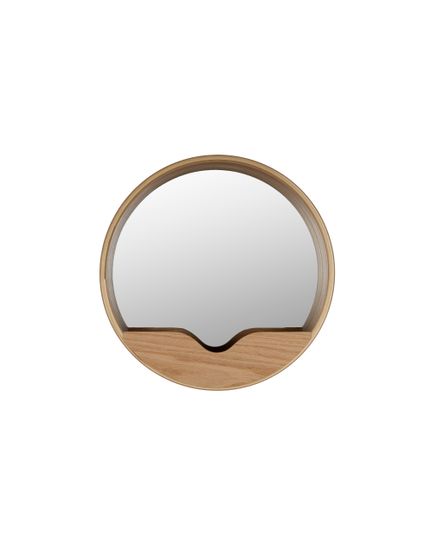 Round wall mirror Front Side