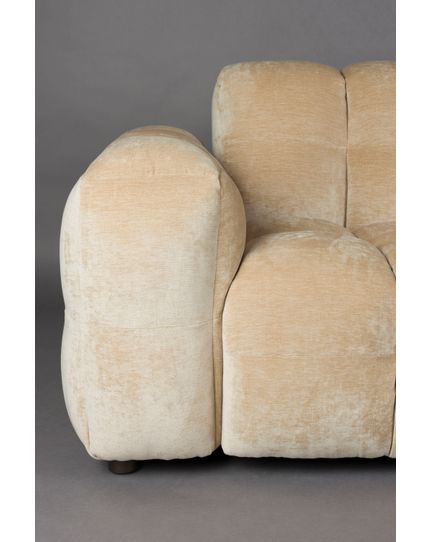 Hackman sofa velours 3-seater Front