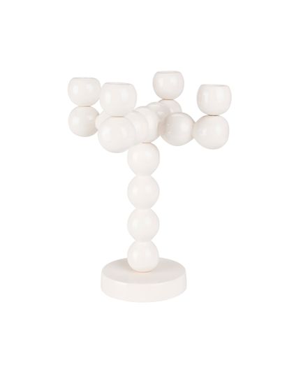 Bubbles Candles Holder Four Shiny Front Side