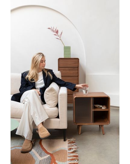 Rise side table bed stand Front