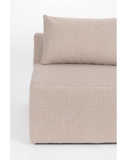 Prosper sofa 1 seater cappuccinno Front Side