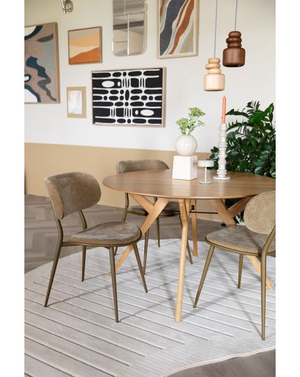 Ijver table round 120  Front