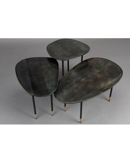 Phyllis side table set of 3 Front