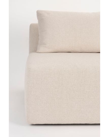 Prosper sofa 1 seater sand Front Side