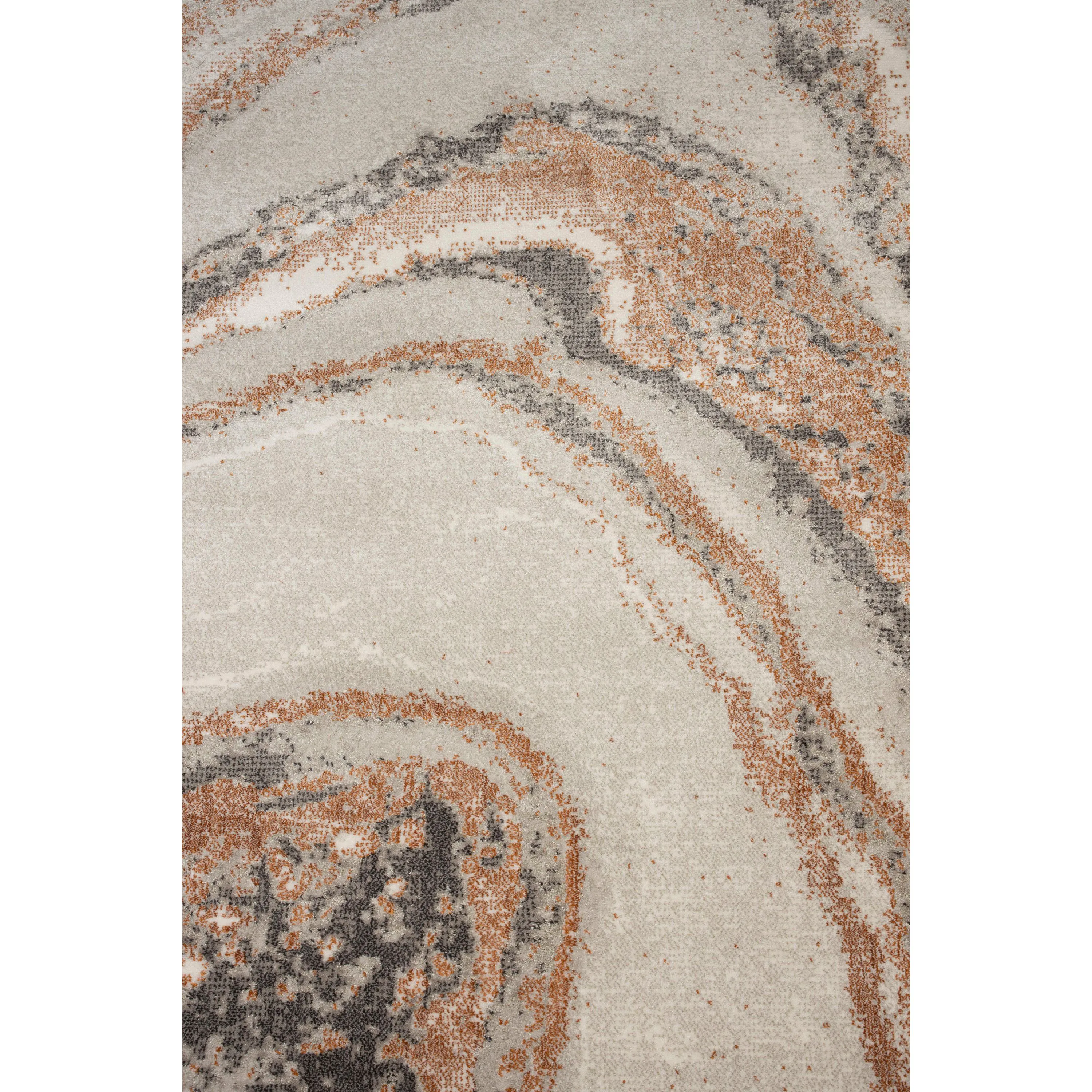 Solar Carpet 200x290 Grey/Terra | Zuiver