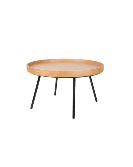 Oak Tray coffee table Front Side