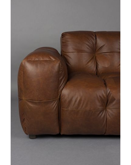 Hackman sofa 3 seater leather Front