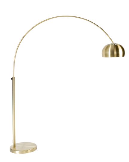 Metal bow floor lamp Front Side