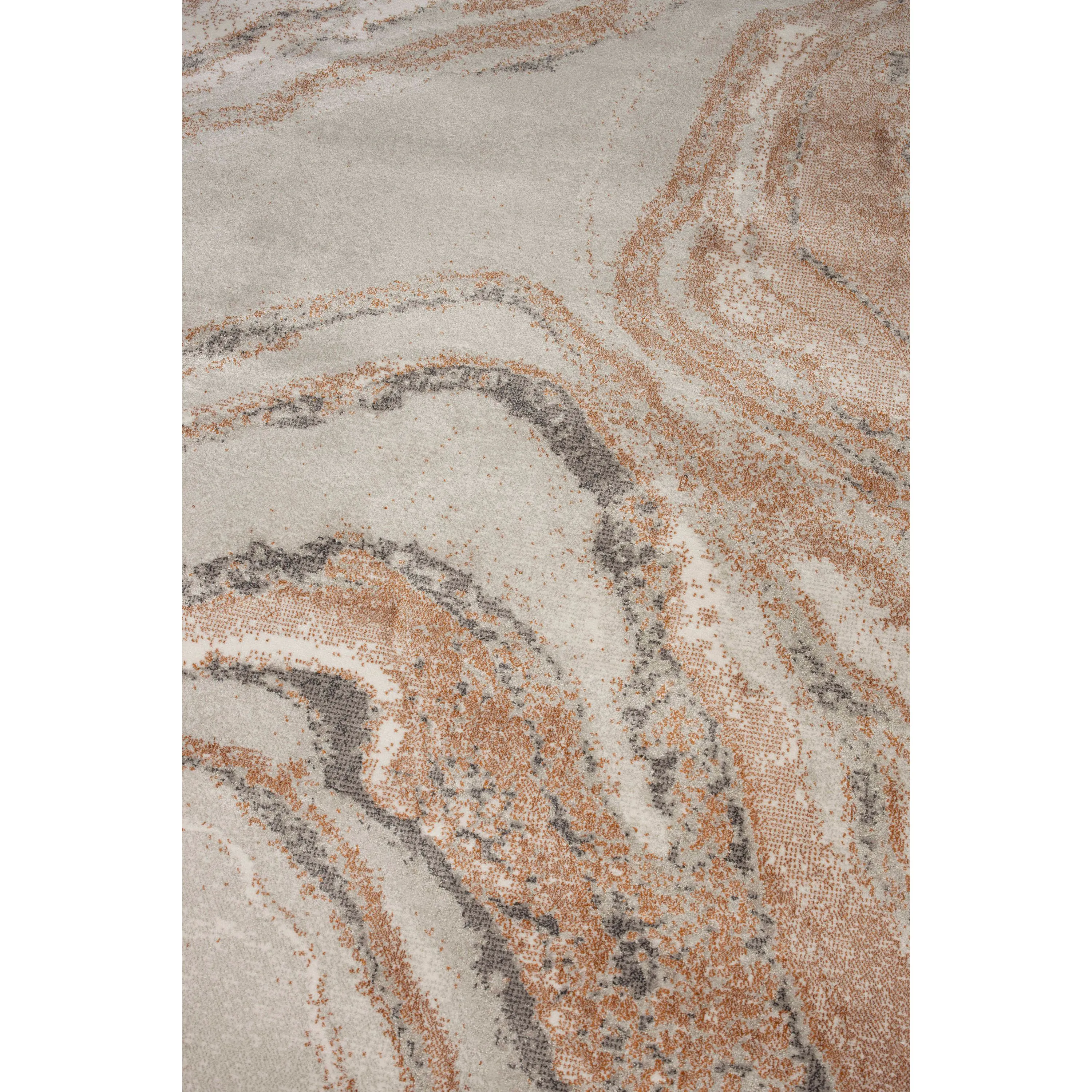 Solar Carpet 200x290 Grey/Terra | Zuiver