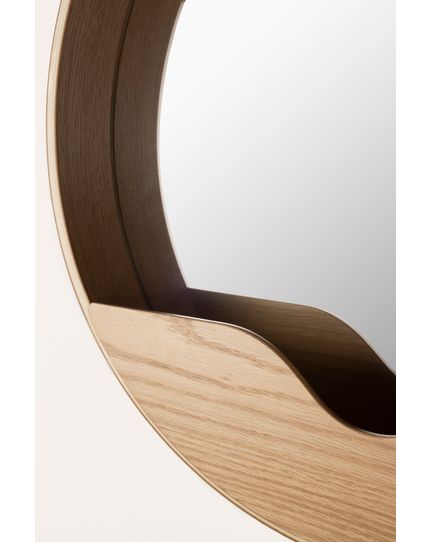 Round wall mirror Front Side