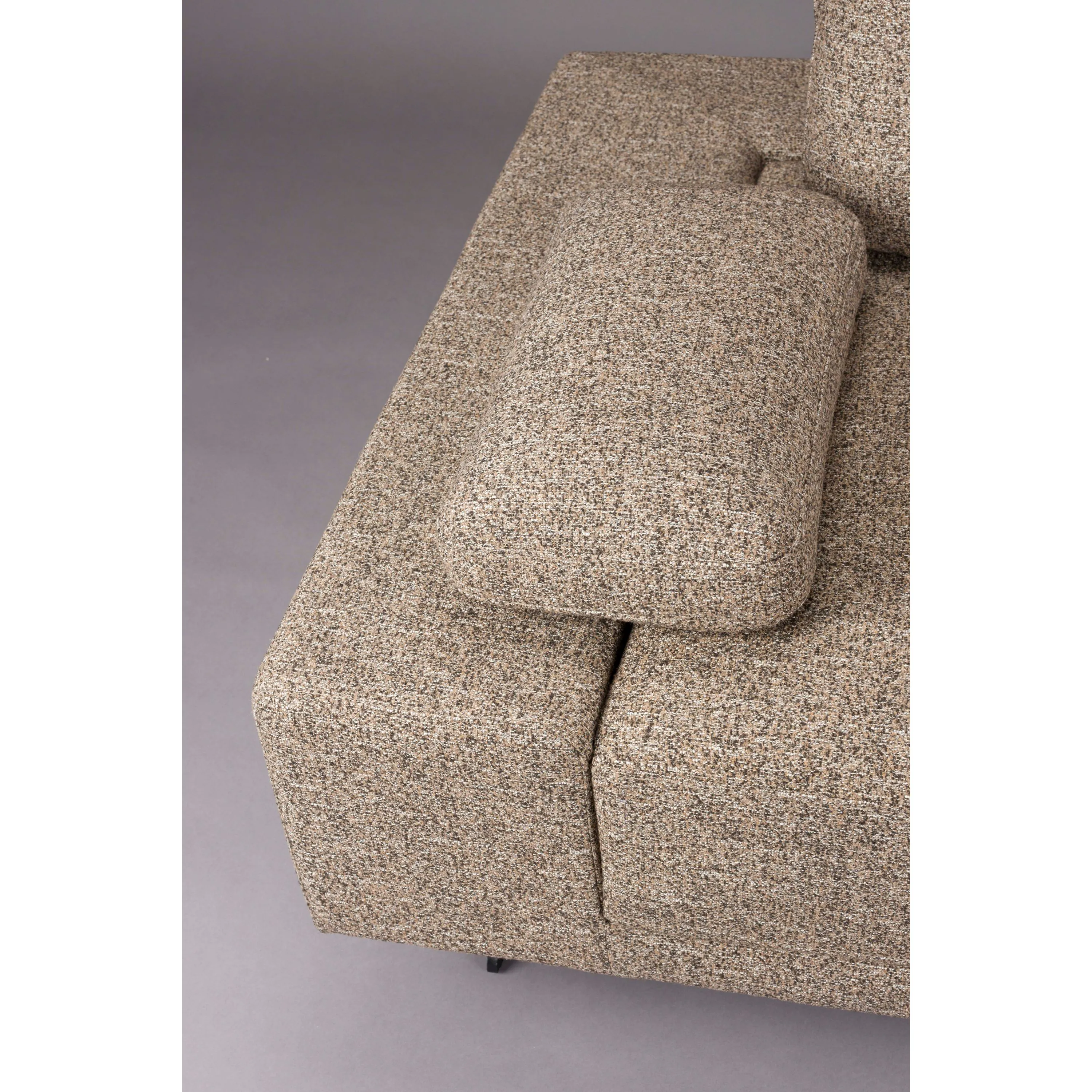 Shelly Bank Cinnamon Rechts Chaise Longue | Zuiver
