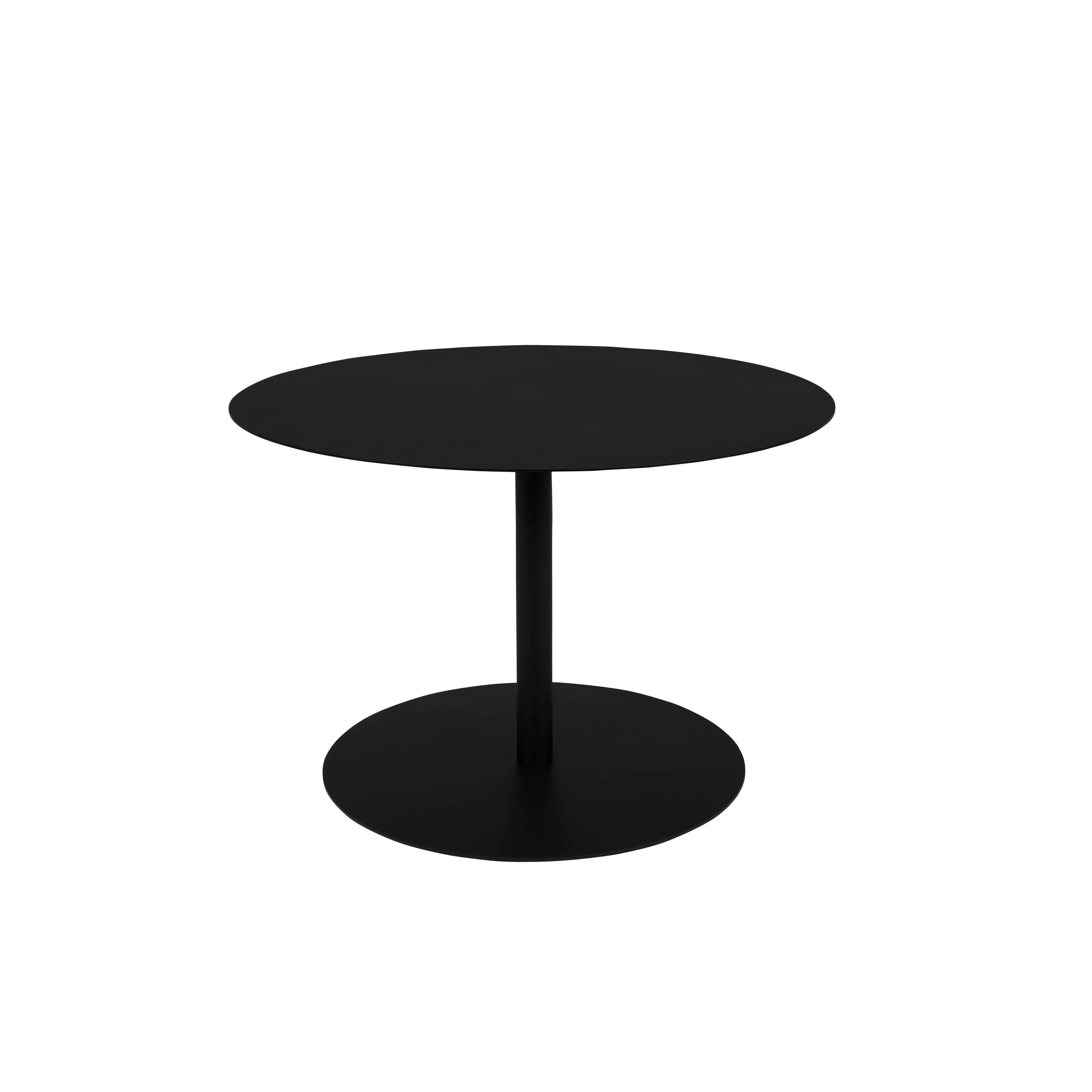 Snow Side Table Round M Black | Zuiver