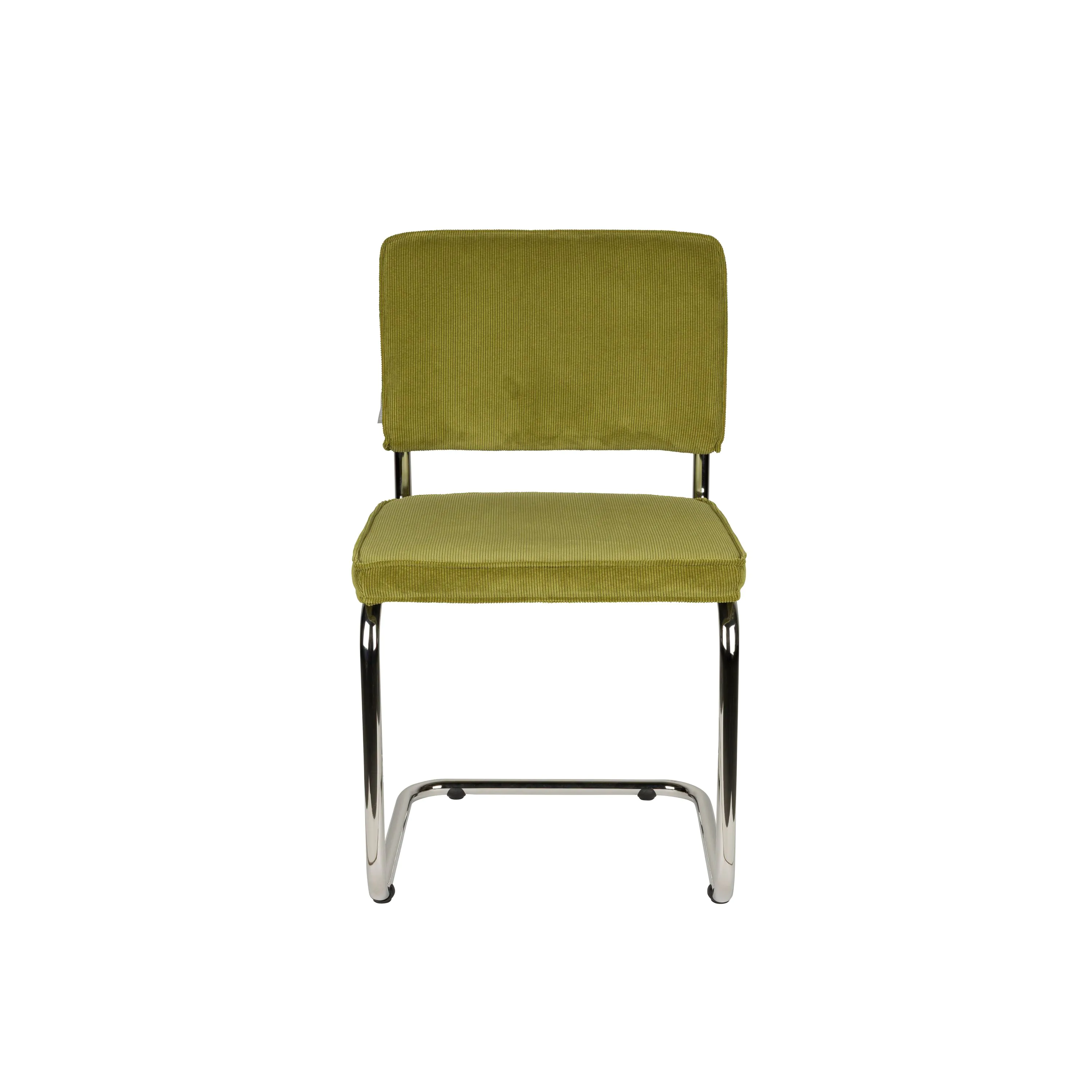Groene Ridge Rib eetkamerstoel | Zuiver