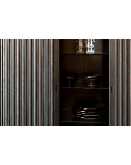 Barbier cabinet black Front Side