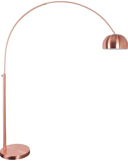 Metal bow floor lamp Front Side