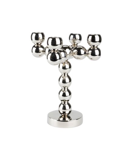 Bubbles Candles Holder Four Shiny Front Side